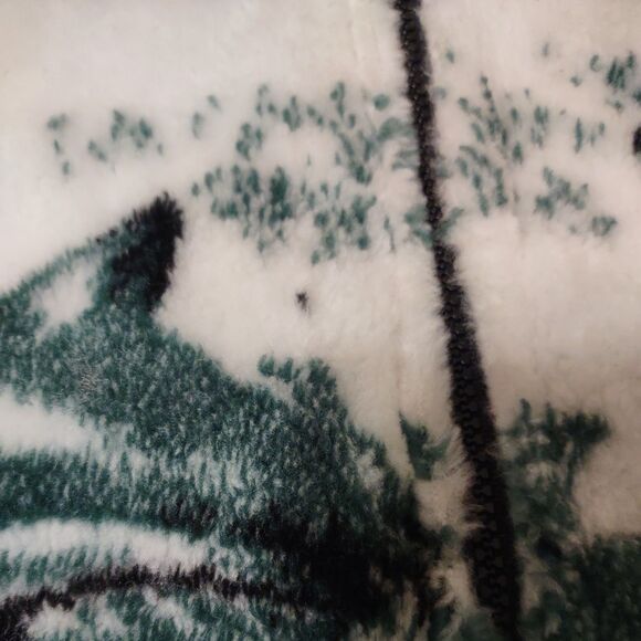 Vintage George Vine Dolphin Jacket Men's XL Sherpa Fleece Full Zip Made in USA - Picture 15 of 16